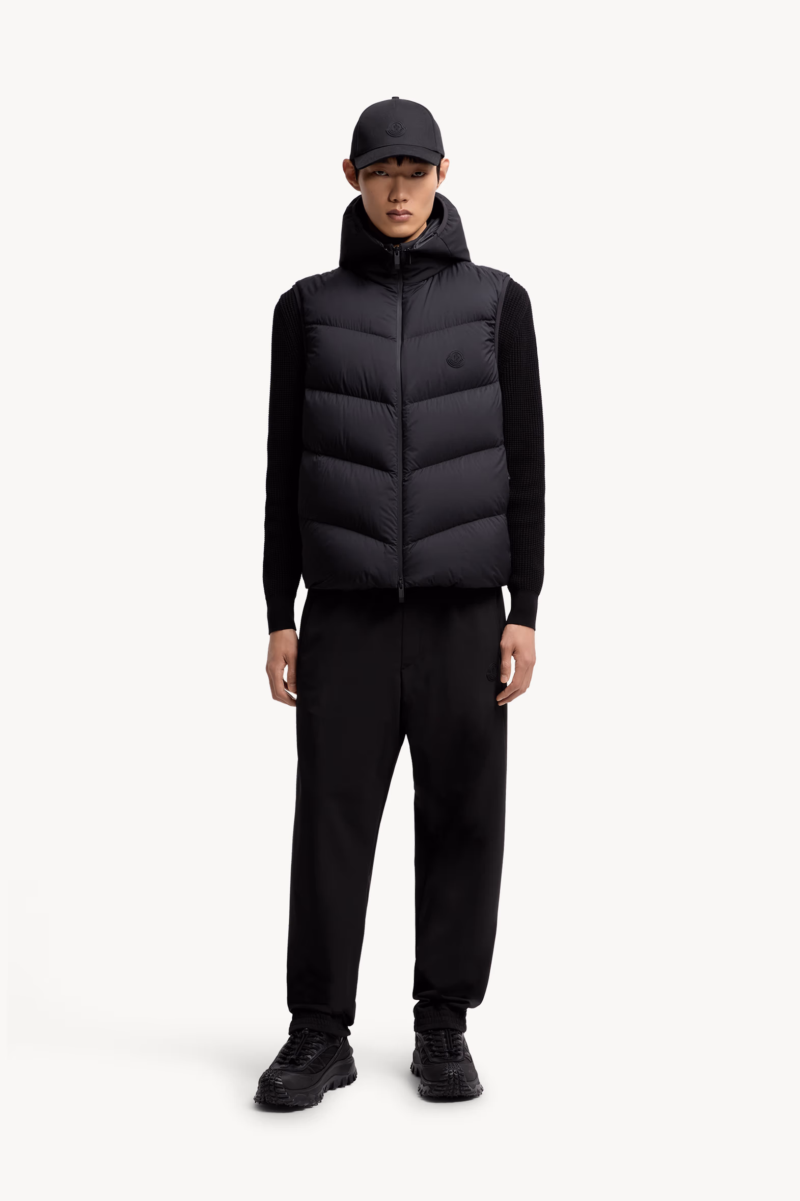 Logo Jogging Pants Men Black Moncler 0